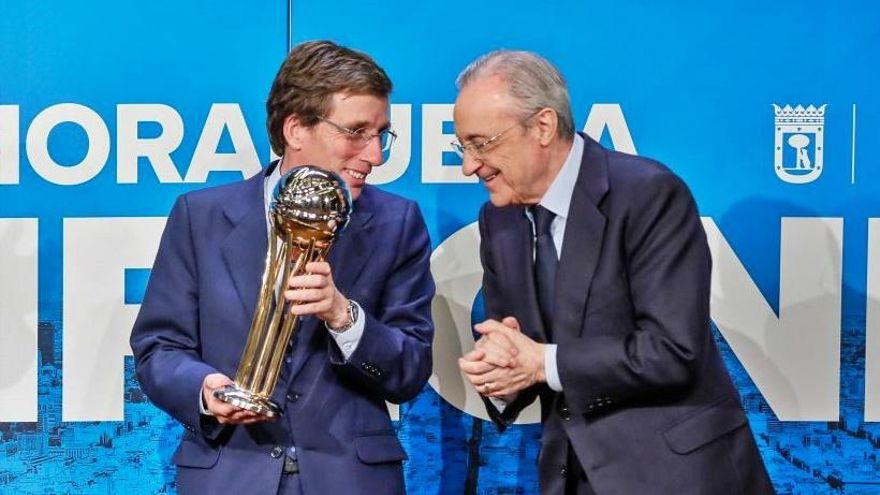 Almeida avala los parkings del Bernabéu pese al revés judicial y asegura que la obra seguirá hasta que haya "sentencia firme"