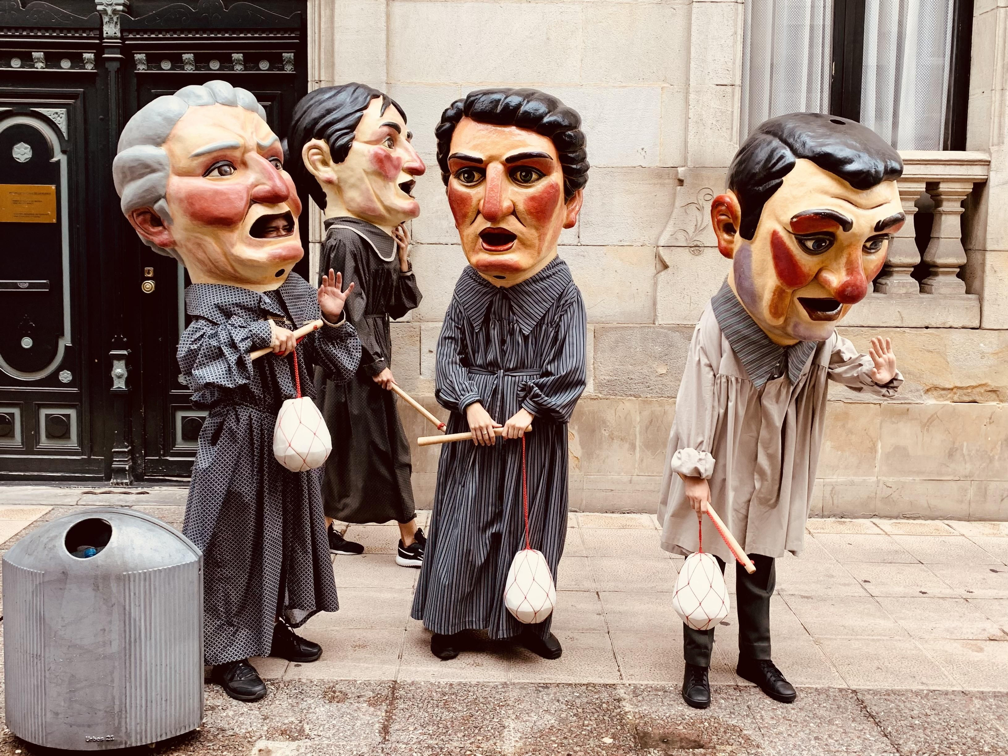 Los nuevos cabezudos rescatados en 2022