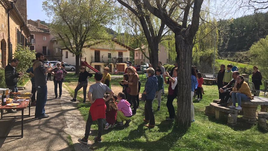 Inauguración de la tienda multiservicios ARBA en Biel