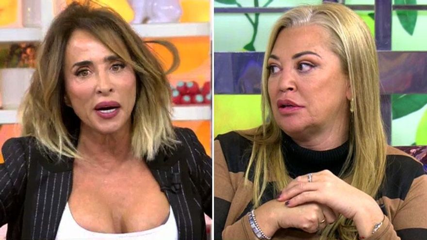 María Patiño riñe a Belén Esteban por su dardo a Rocío Carrasco: "No juguemos al juego de Antonio David Flores"