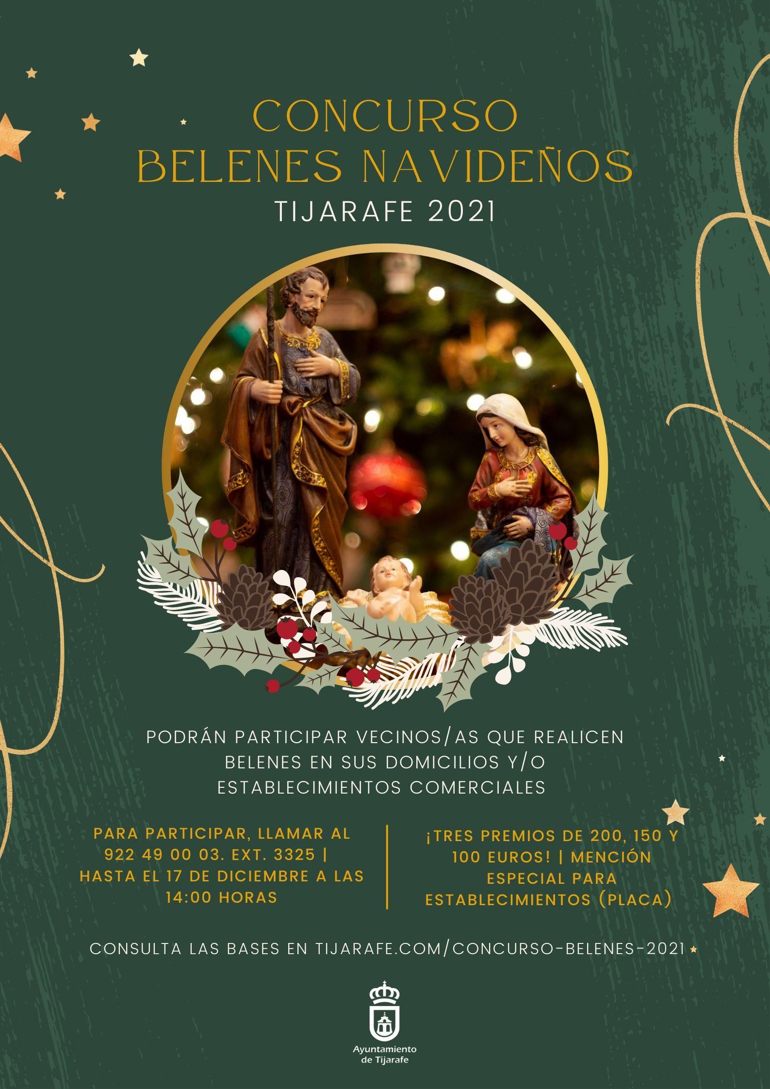 Cartel del concurso de belenes.