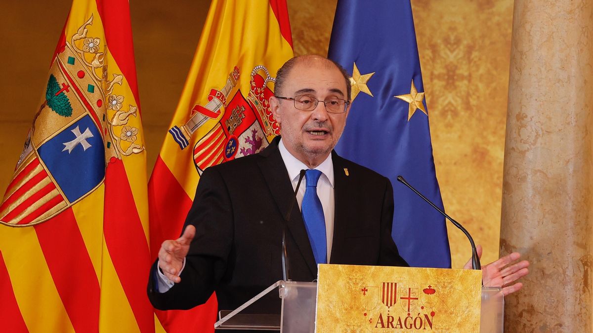 Archivo - El presidente del Gobierno de Aragón, Javier Lambán.
