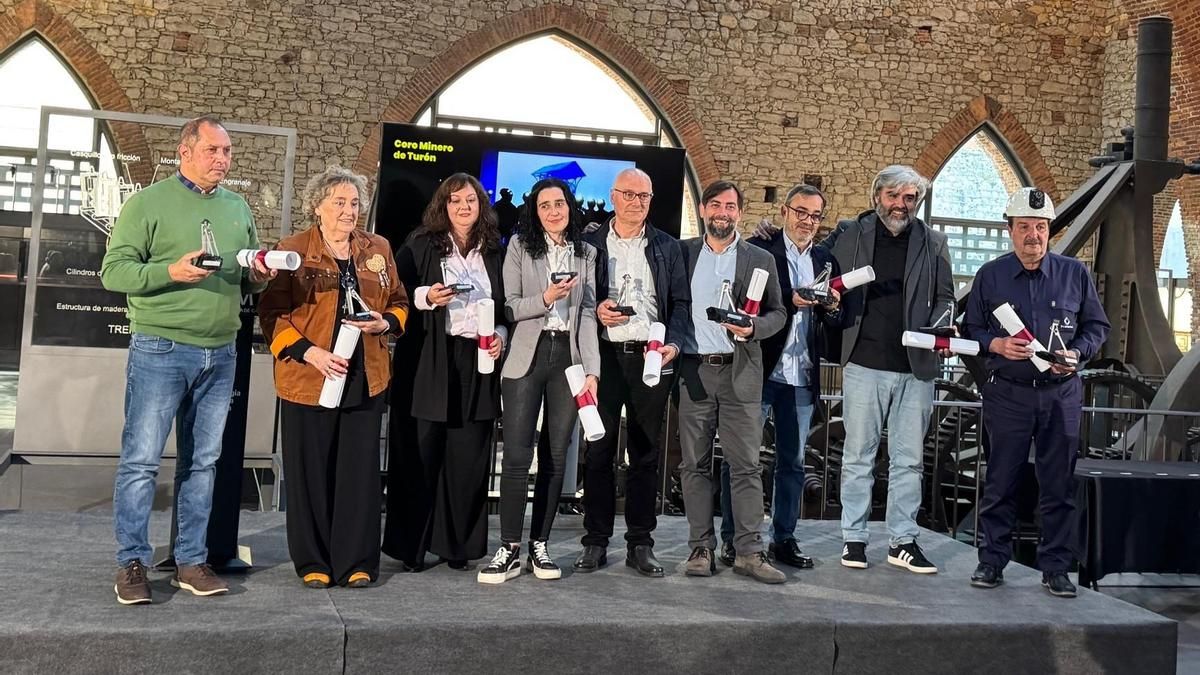 El Museo de Sabero distingue la labor de varios periodistas con los premios Guardianes del Patrimonio Minero