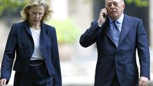 El multimillonario Juan Abelló junto a su esposa, Ana Isabel Gamazo Hohenlohe, en septiembre de 2014. EFE