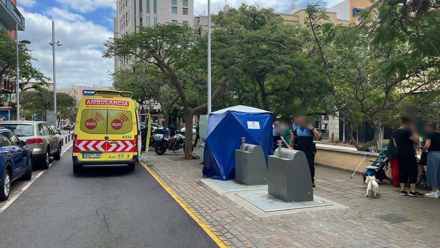 Fallece un hombre de parada cardiorrespiratoria en una calle de Tenerife