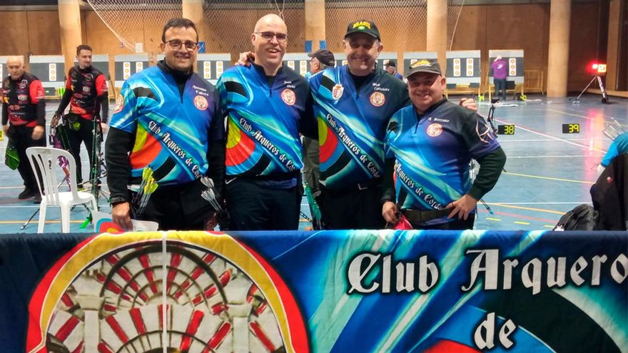 Ángel Carretero, subcampeón de España de tiro con arco