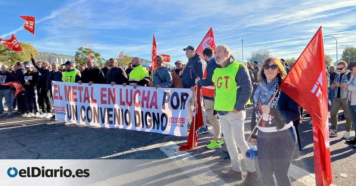 Arranca la huelga de 15.000 trabajadores del sector del metal en Ciudad Real entre acusaciones de acoso a la patronal
