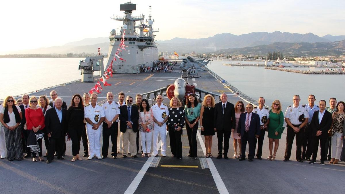 La visita del buque Juan Carlos I a Motril deja un retorno publicitario de 1,1 millones de euros