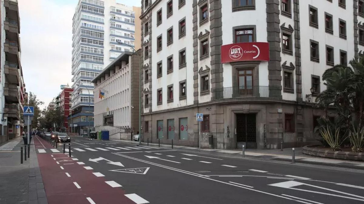 Imagen de archivo de la Avenida Primero de Mayo, en Las Palmas de Gran Canaria