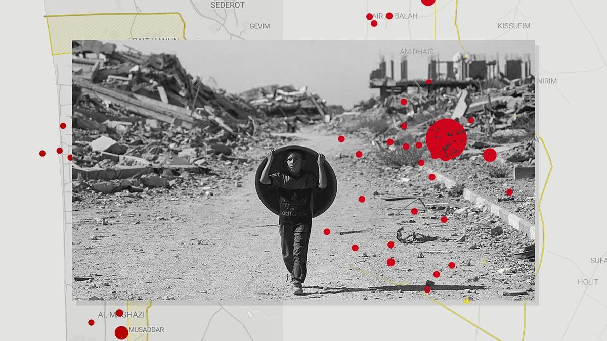 El mapa de un mes de alto el fuego en Gaza: Israel viola el acuerdo todos los días