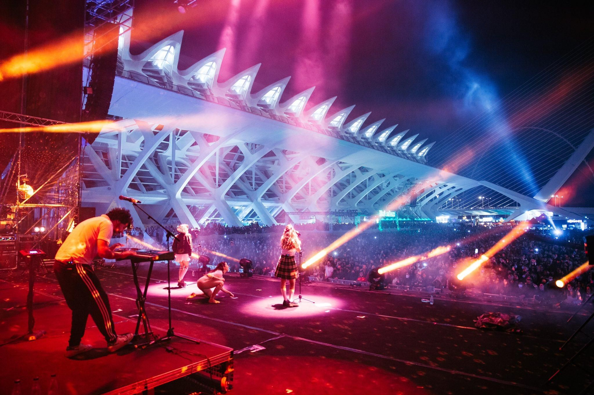 Una de las actuaciones en el Festival de les Arts en 2019, en València