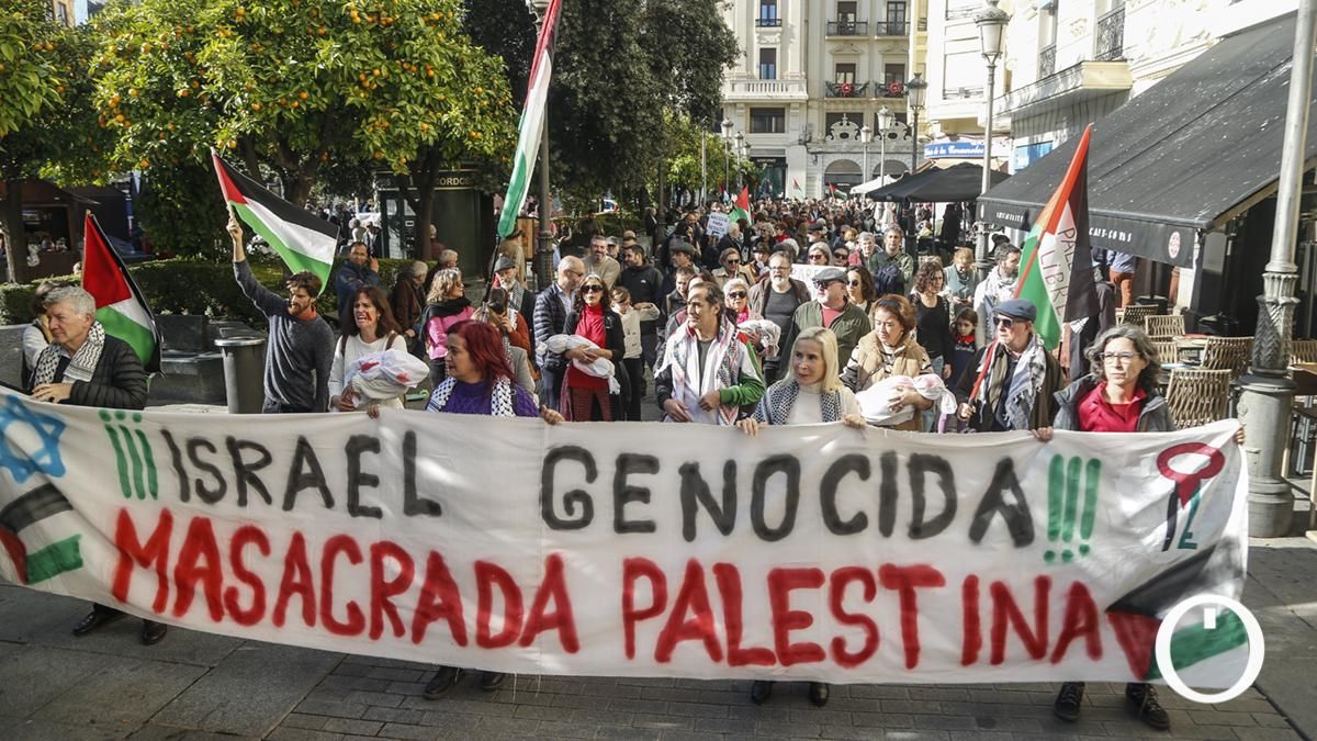 Manifestación en apoyo a Palestina