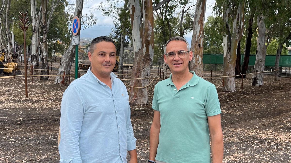 Arón León y Javier Llamas.