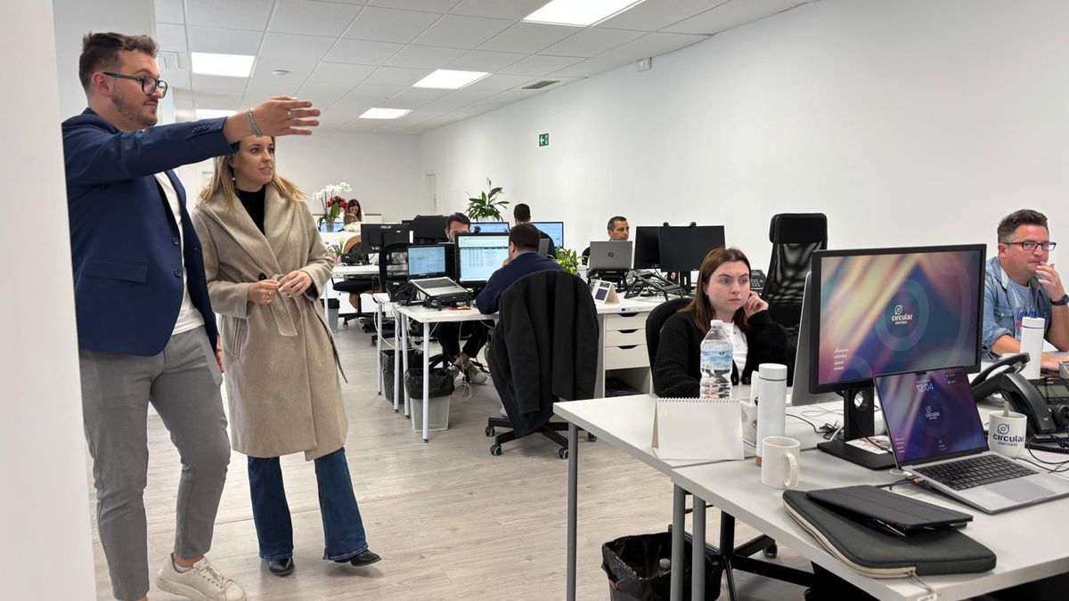 Ahora son un centenar de trabajadores, pero la previsión es llegar a 300