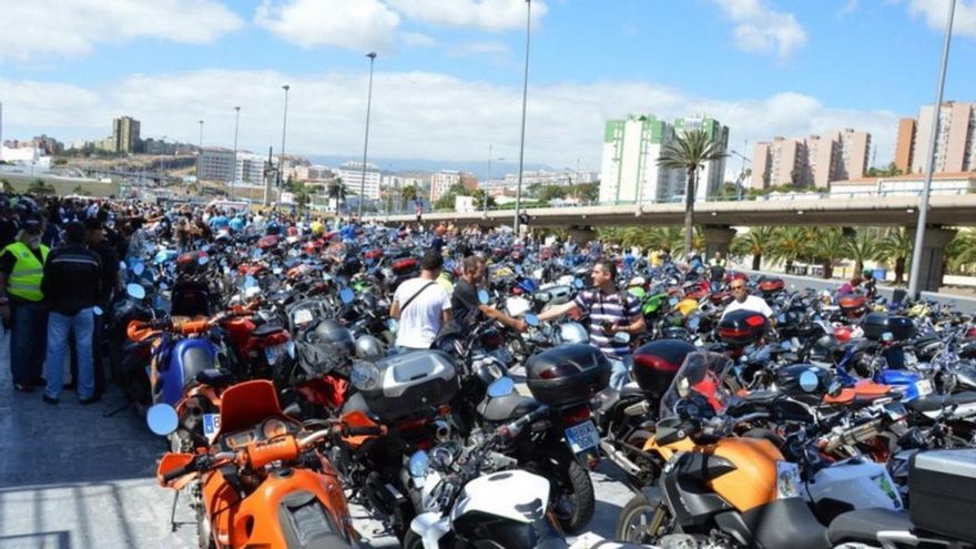 Moteros de Gran Canaria celebra su aniversario con el 1.000 Motos-Fest Gran Canaria, la concentración motera récord de Canarias