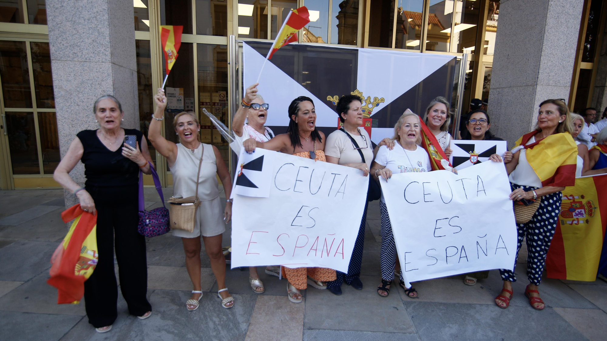 Concentración en apoyo a Ceuta
