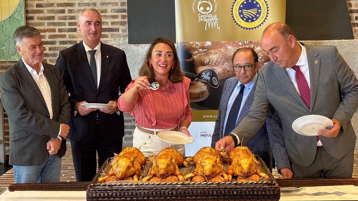 El cochinillo de Segovia estrena su venta con IGP con sello de calidad europeo