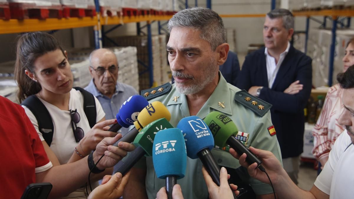 El coronel jefe de la Comandancia de la Guardia Civil de Córdoba, Ramón María Clemente