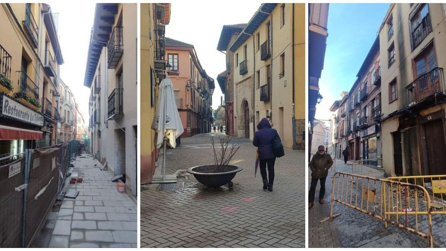 El 'embudo' de derrumbes y obras en el Camino de Santiago por León fuerza a abrir un nuevo acceso para vehículos