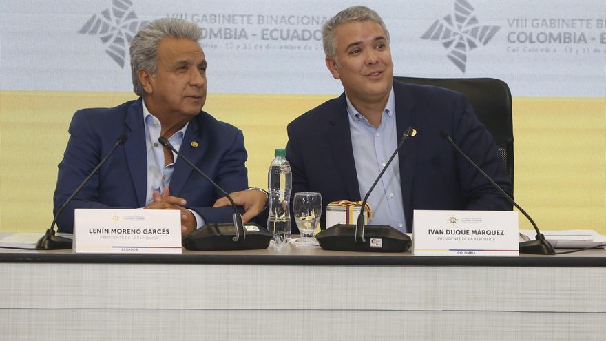 Los presidentes de Ecuador y Colombia tratarán agenda bilateral el próximo jueves