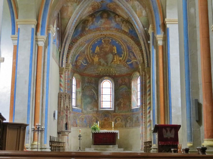 Interior de la Colegiata de San Simón y Judas, en el Palacio Imperial de Goslar.