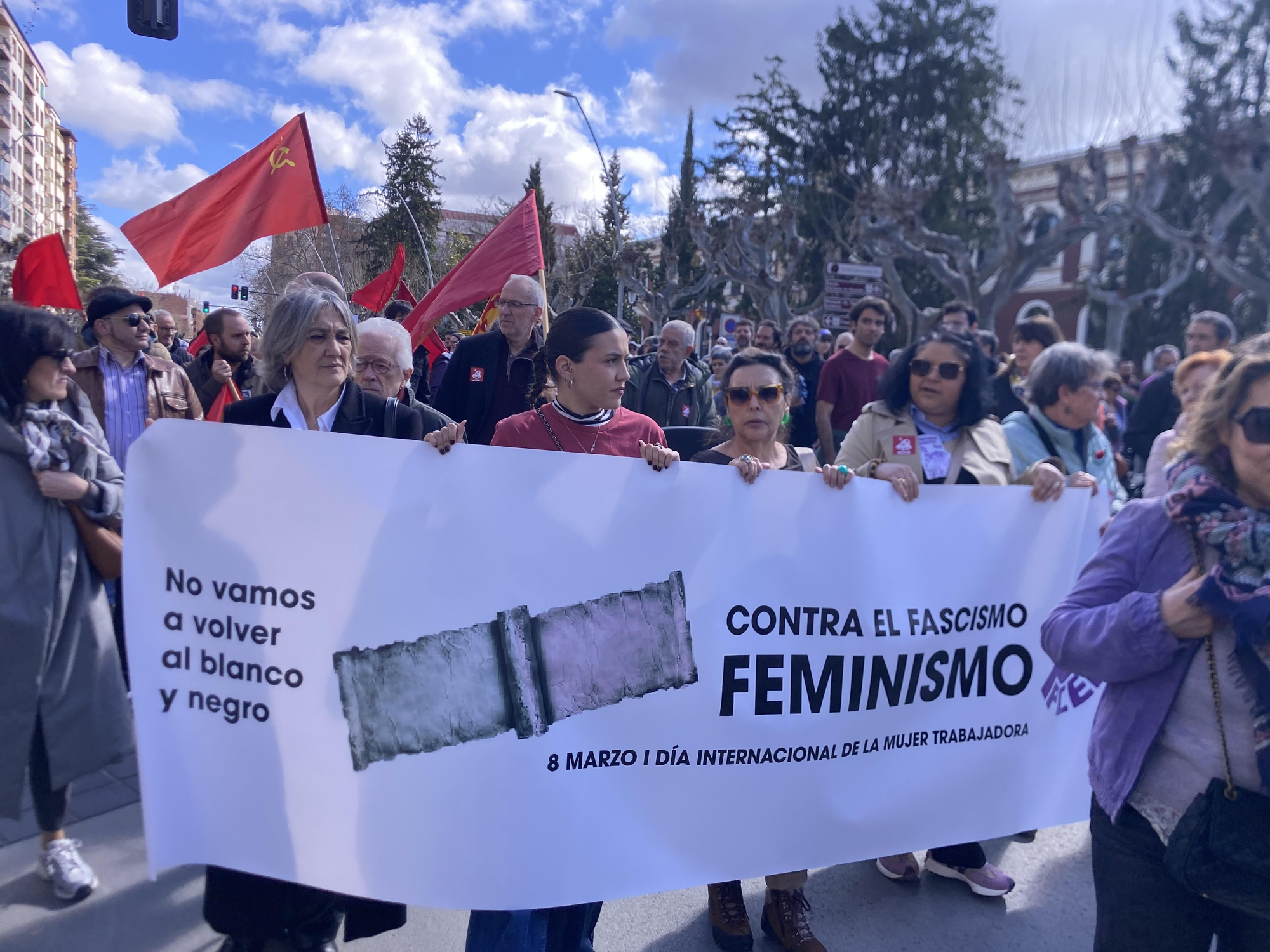 La manifestación de 8M en Logroño, en imágenes