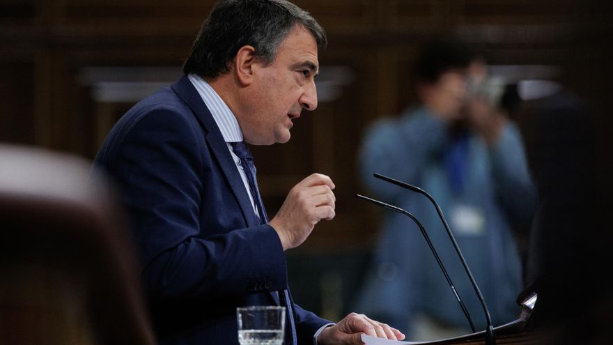 El portavoz del Grupo Vasco en el Congreso, Aitor Esteban
