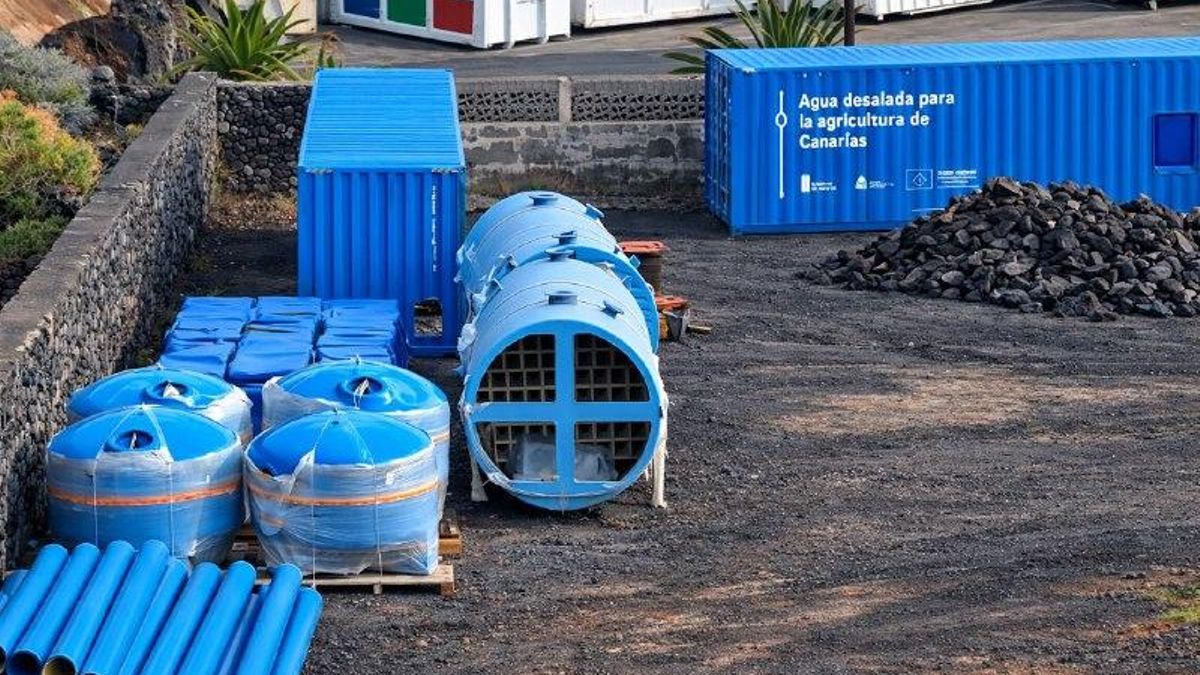 Agua para La Palma rechaza la “injustificada” instalación de la primera desaladora permanente para riego en la isla