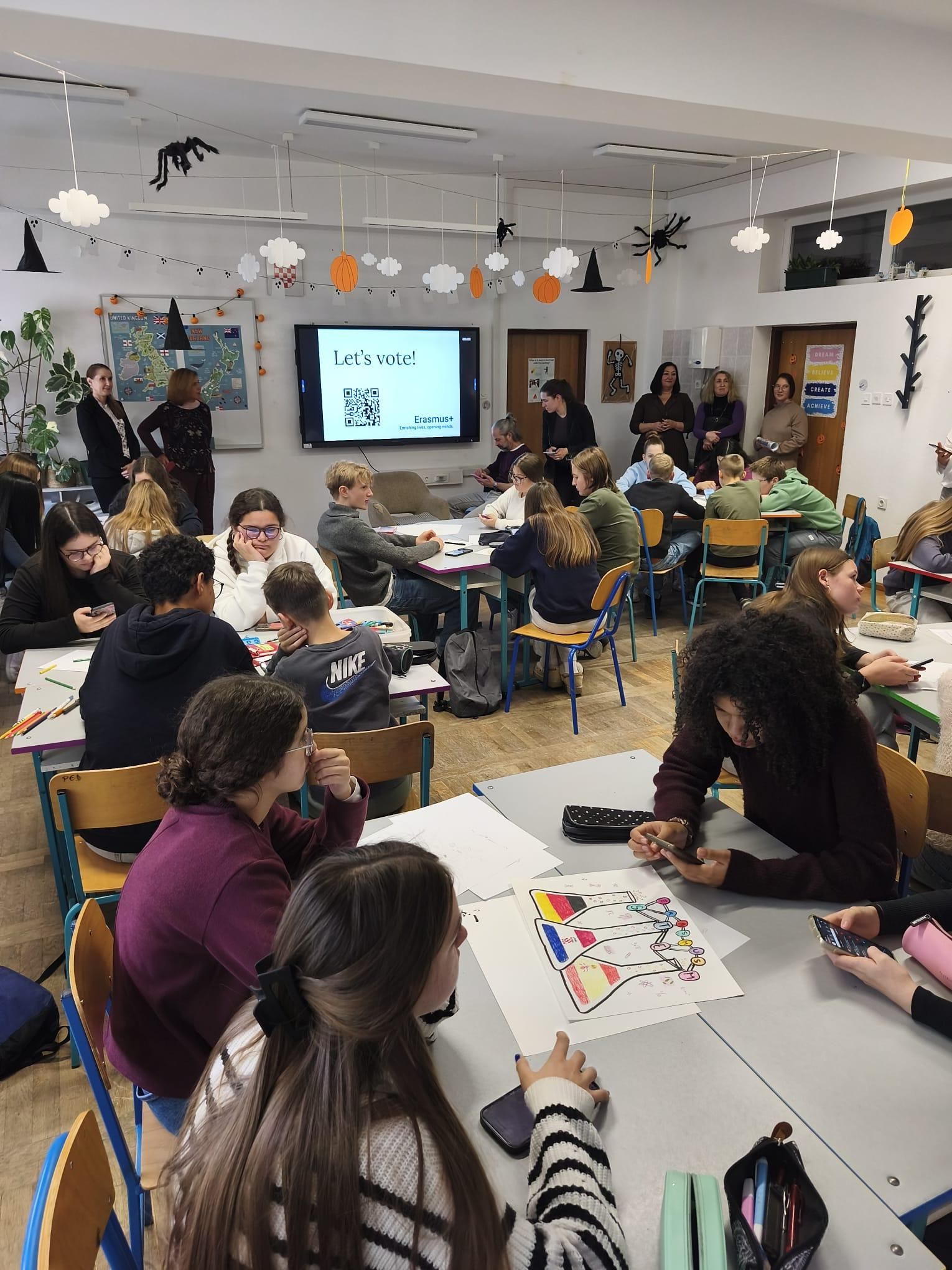 Alumnado del IES Teror en el proyecto Erasmus+