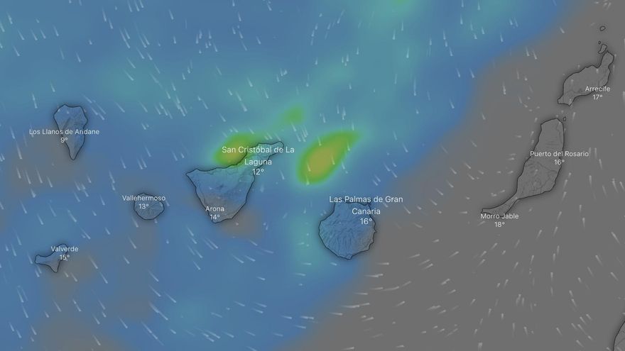 Dana en Canarias: una gota fría dejará lluvias abundantes en las Islas durante las fiestas navideñas