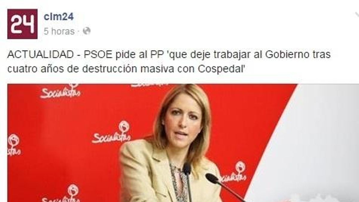 El alcalde de Villares del Saz (Cuenca) llama "puta barata podemita" a la portavoz del PSOE de C-LM