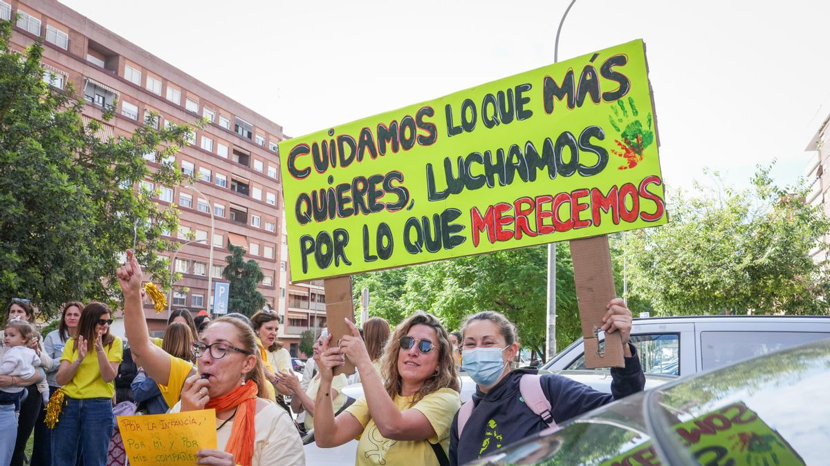 Concentración del personal de escuelas infantiles de 0-3 años