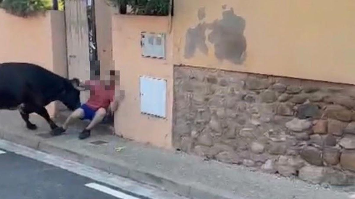 Un herido en el último encierro en Tudelilla, su pronóstico es reservado