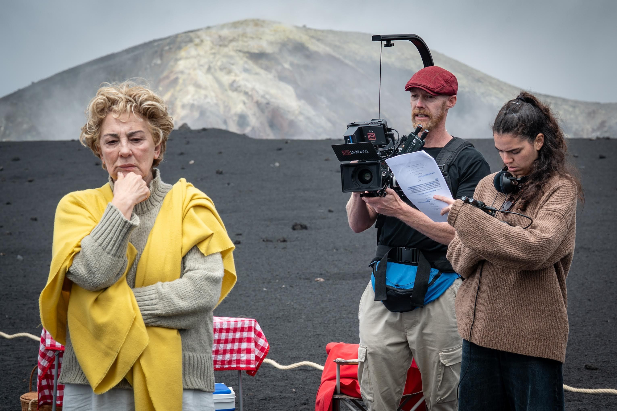 Un momento del rodaje de 'Kipuka'.