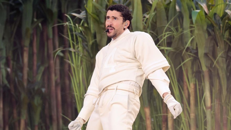 Bad Bunny actúa en la Super Bowl 2026