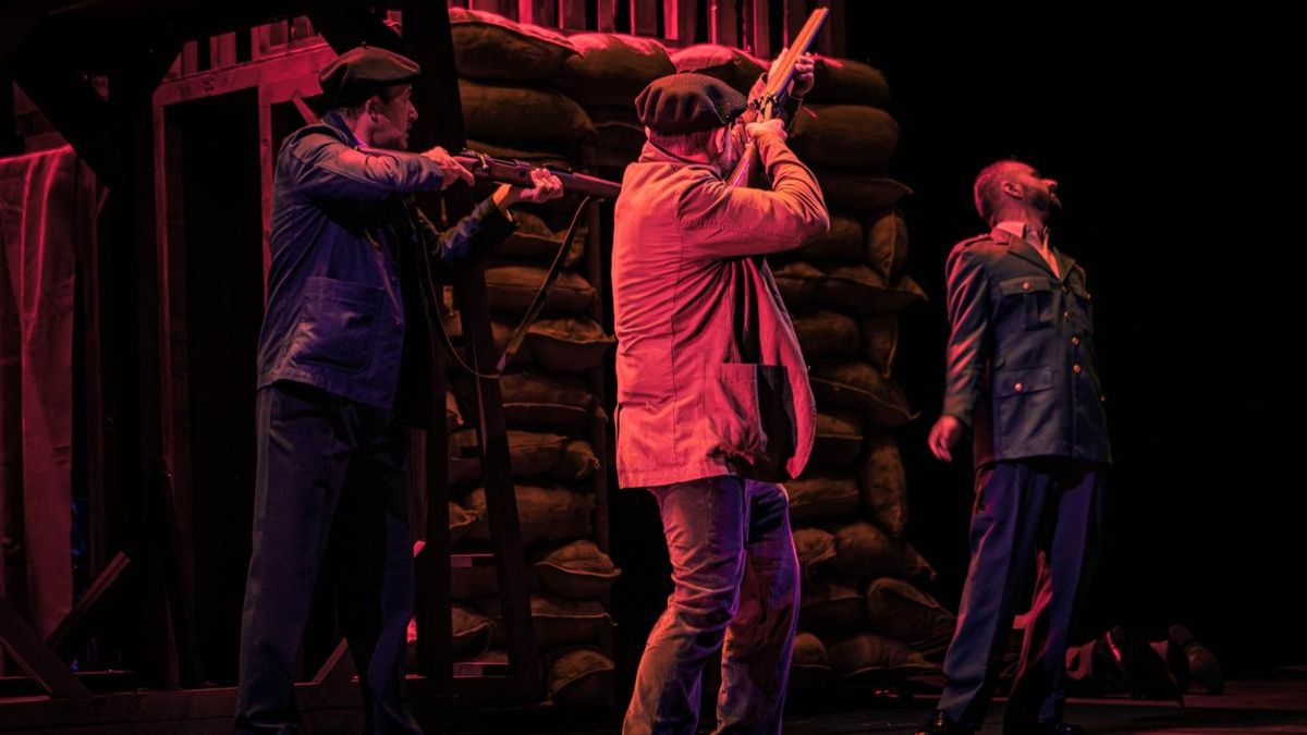 'La balada del norte', obra de teatro dirigida por Luis Alija y basada en la novela gráfica de Alfonso Zapico.