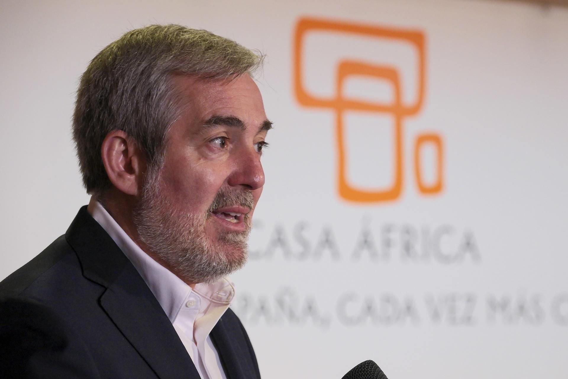 El presidente del Gobierno de Canarias, Fernando Clavijo, en la jornada sobre el Pacto Europeo de Migración y Asilo en Casa África.