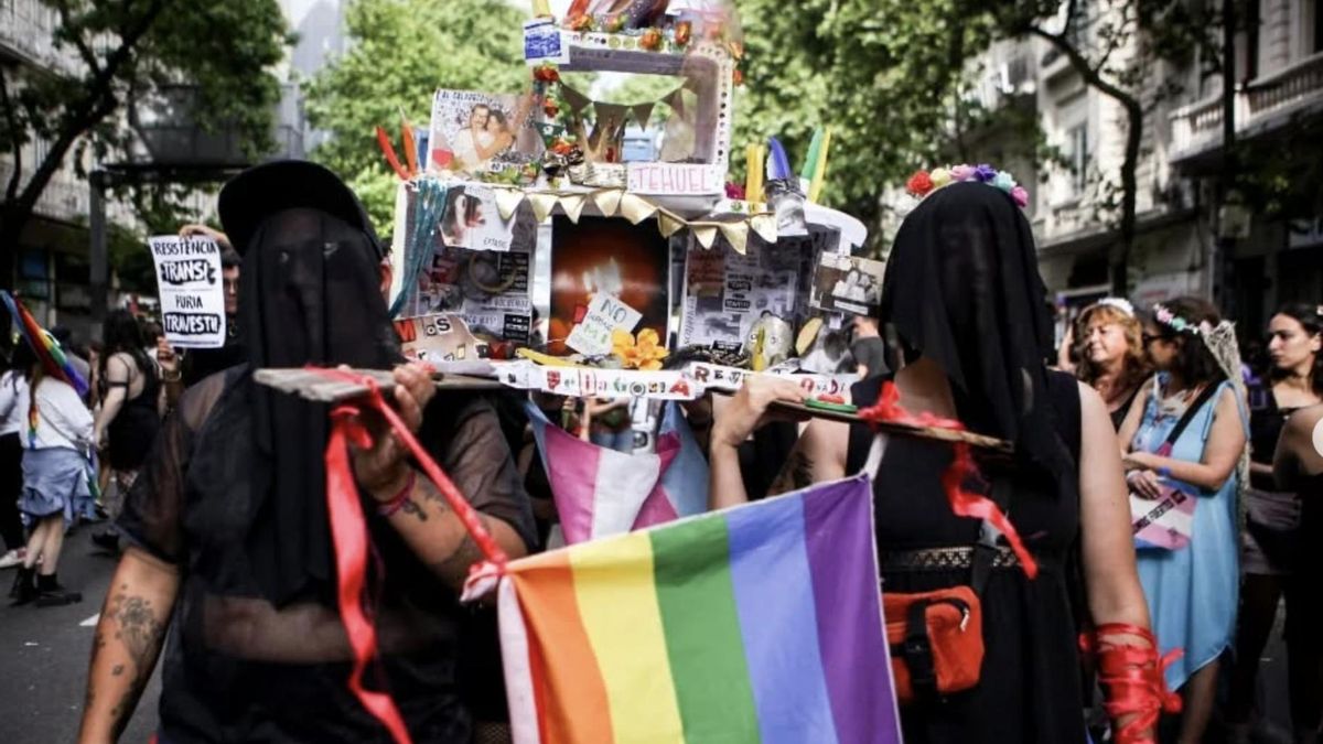 Asamblea Desviada Conurbano Sur, durante su Procesión Desviada.