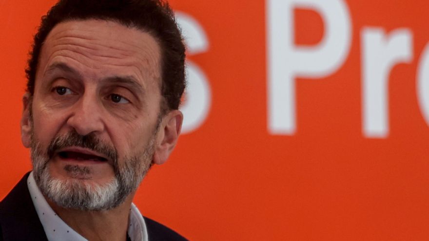 El vicesecretario general de Ciudadanos, Edmundo Bal, comparece después de una reunión en la sede nacional de Cs.