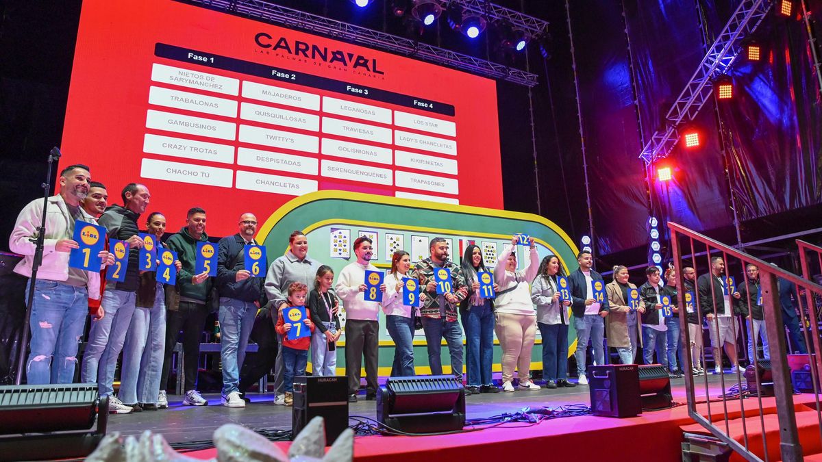 Este será el orden en el que actuarán las murgas y comparsas en el Carnaval de Las Palmas de Gran Canaria