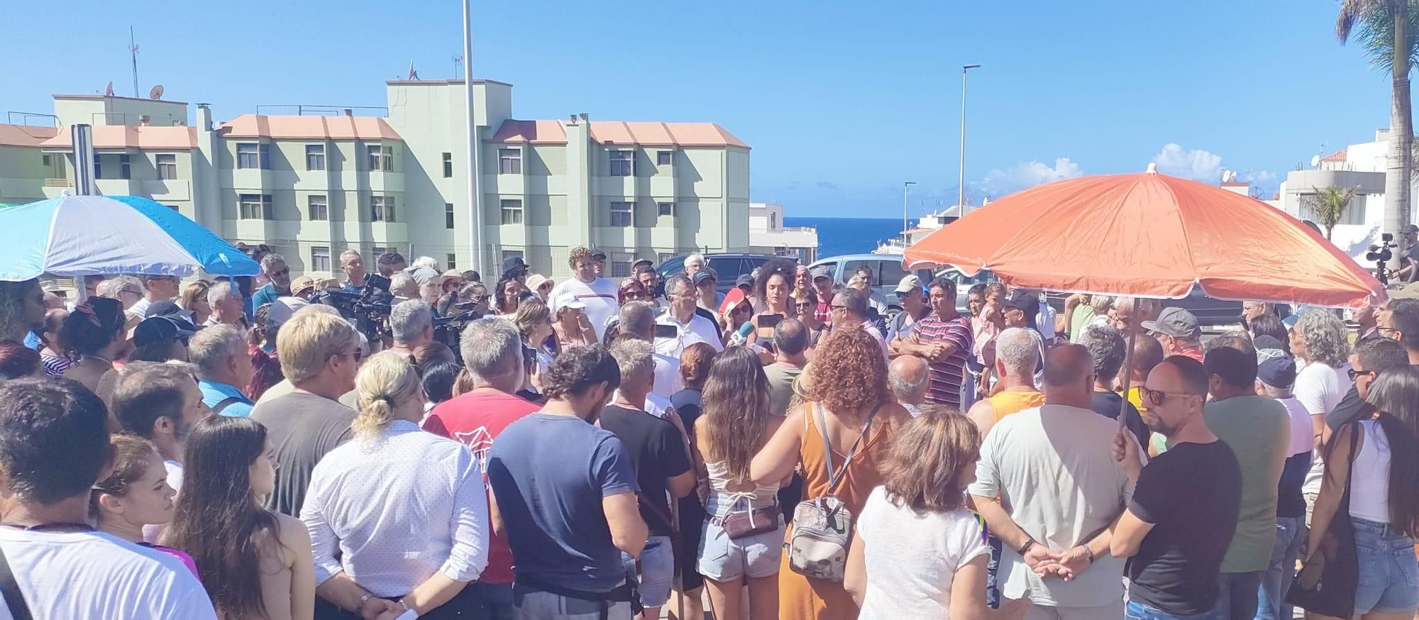 Concentración este domingo en Puerto Naos. LA PALMA AHORA