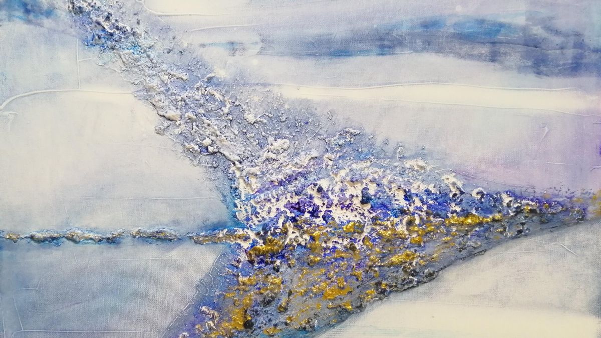 'Sagitario', detalle de una obra de Pilar López Duque.