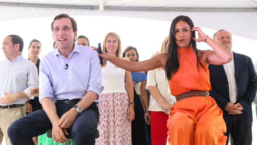 El alcalde de Madrid, José Luis Martínez-Almeida, y la vicealcaldesa, Begoña Villacís.