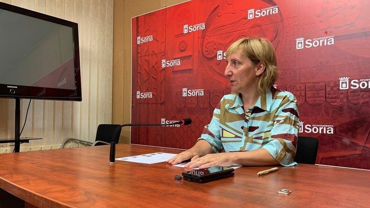 La concejala de Medio Ambiente, Turismo y Comercio de Soria, Yolanda Santos Grandes (PSOE), en una foto de archivo