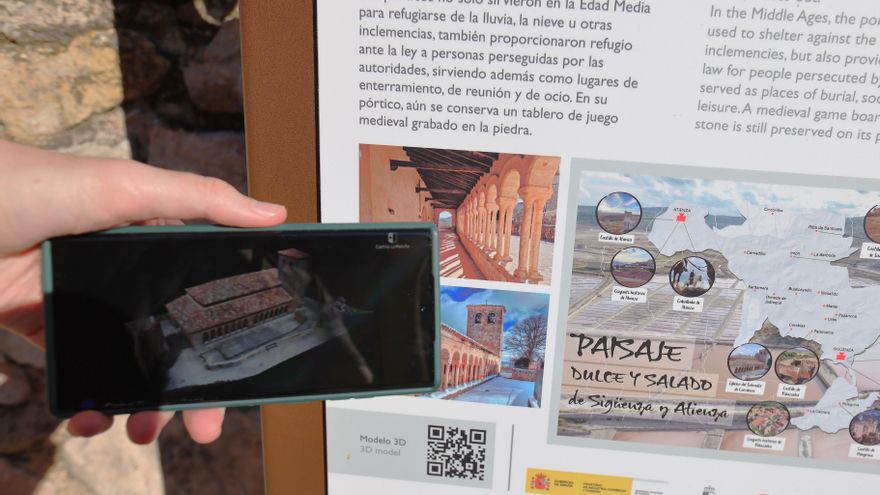 La asociación Hispania Nostra premia la cartelería híbrida de la candidatura a Patrimonio Mundial de Sigüenza