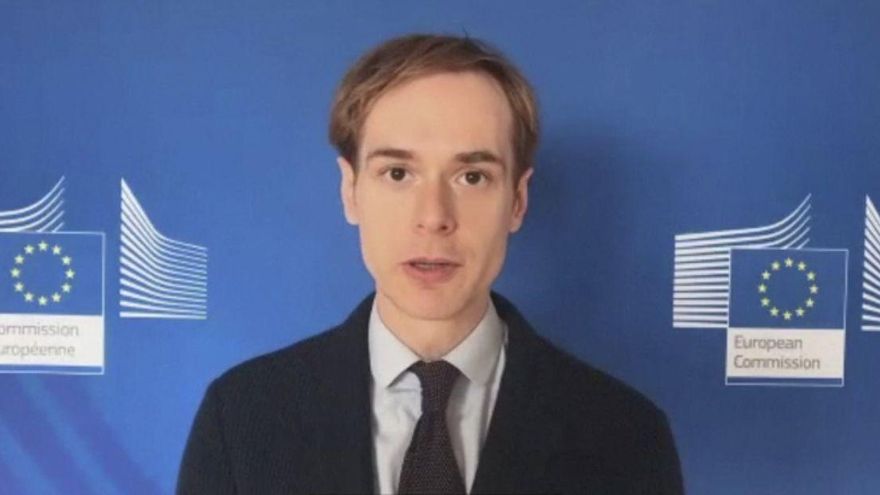 Adalbert Jahnz, portavoz de la Comisión Europea.