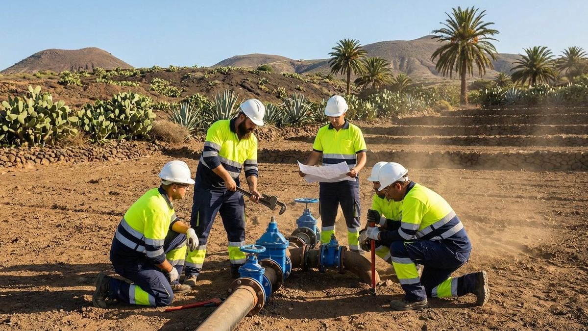 FCC Aqualia S.A. gana por 0.79 puntos a Canaragua el contrato de mantenimiento de la red de agua de Firgas