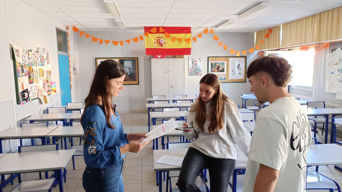 Alumnado del IES Teror en el proyecto Erasmus +.