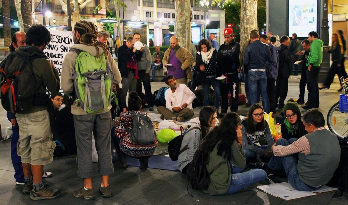 Personas sin hogar. / Juan Miguel Baquero