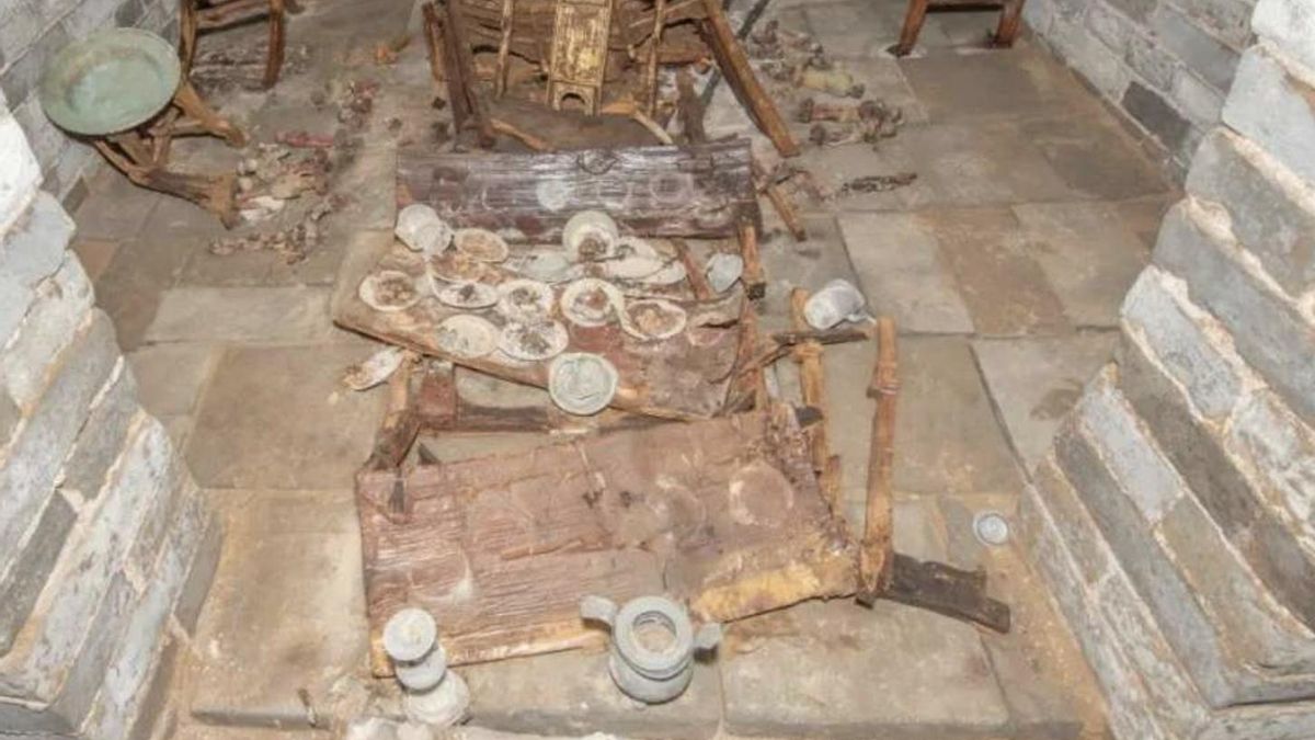 El interior de la catacumba da nueva información sobre los Ming